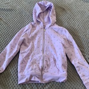 Little Girls Purple Fleece Jacket